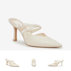 Dolce vita Hanna - ivory satin size 7.5